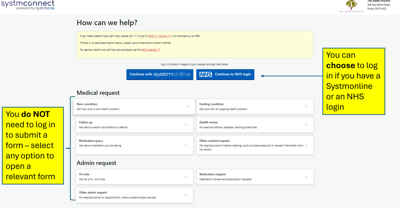 How to submit a request online – it’s quick and easy